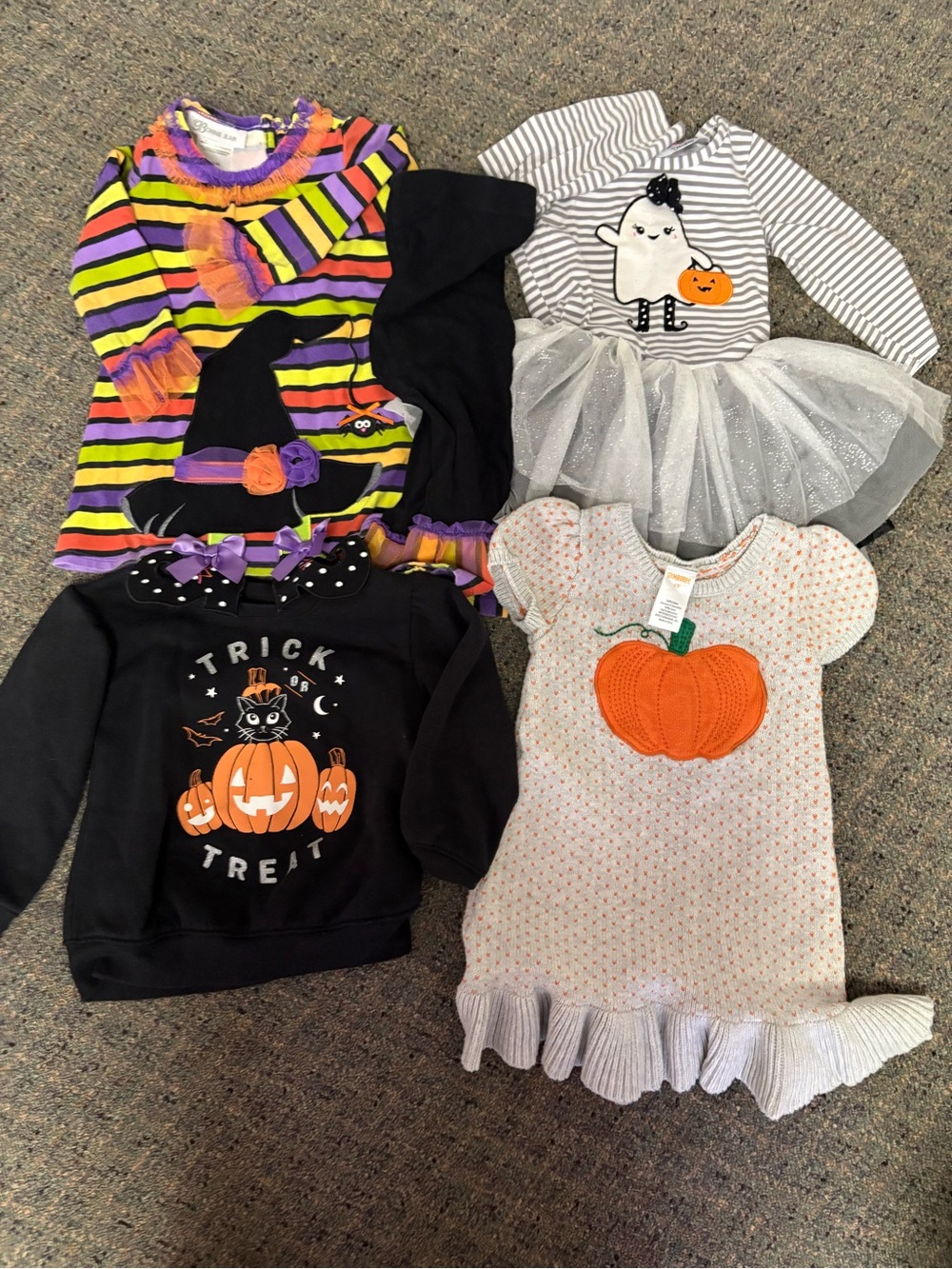 2T fall halloween bundle
